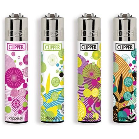 4 Accendini A Gas Large Hello Spring Fantasia Primavera Ricaricabile Regular Vari Colori - Foto 1