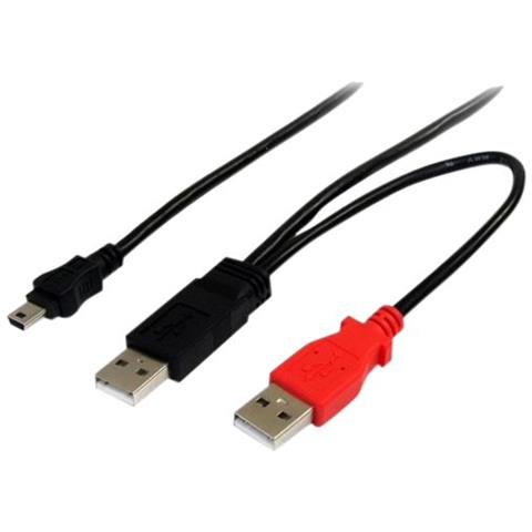 E796577 cavo USB 2,5 m USB A USB A /Mini-USB A Nero - Foto 1