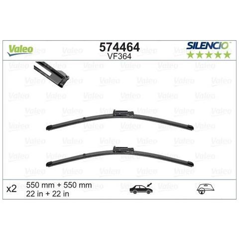 2 Spazzole Tergicristallo 574464 - Foto 1