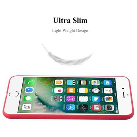 Custodia Compatibile Con Apple Iphone 8 Plus / 7 Plus / 7s Plus In Candy Rosso - Coperchio Protettivo In Silicone Tpu Flessibile - Foto 10