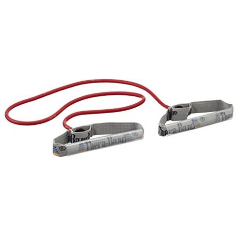 21721, Fascia Bodytrainer Con Maniglie In Schiuma, Rosso (mittel / rot), 1.40 M - Foto 1