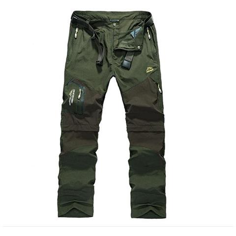 SLOWMOOSE - Pantaloni Da Trekking Rimovibili Ad Asciugatura Rapida,  Pantaloni Traspiranti Estivi Da Uomo 6xl Da Esterno [ nero / L] - ePRICE