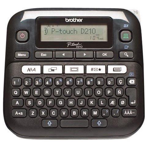 Pt-d210 Stampante Per Etichette (cd) Trasferimento Termico 180 X 180 Dpi 20 Mm /s Qwerty - Foto 1