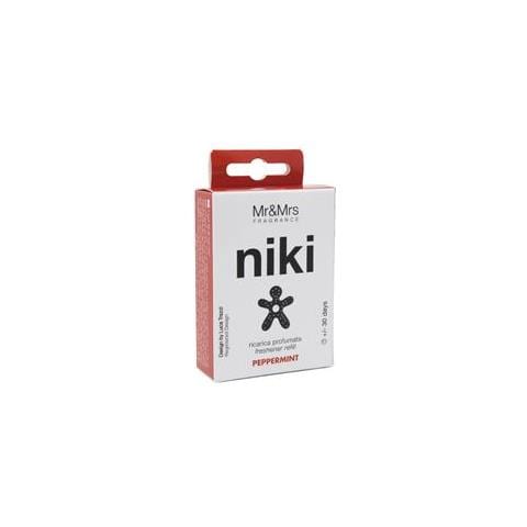 Niki Ricarica Deodorante Per Auto Jrnikibx001v00 Ricarica Per Profumo Per Auto, Menta Piperita, Nero - Foto 2