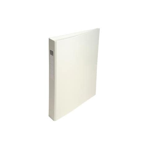 Ring Binder Exacompta - 25 mm Binder Capacity - A4 - 210 mm Larghezza x 297 mm Lunghezza Dimensione Foglio - 4 Chiusura - Polipropilene - Bianco - Foto 1