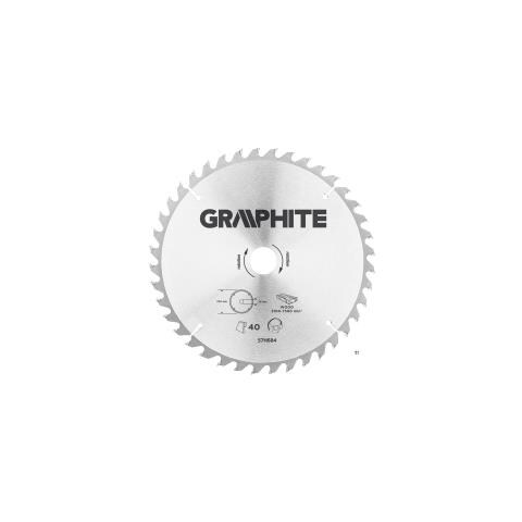 Lama Per Sega Circolare 250 Mm 40 Denti Lama 250 Mm, Foro Albero 30 Mm, Denti 40, Spessore 2,0 Mm, Spessore Taglio 2,8 - Foto 1