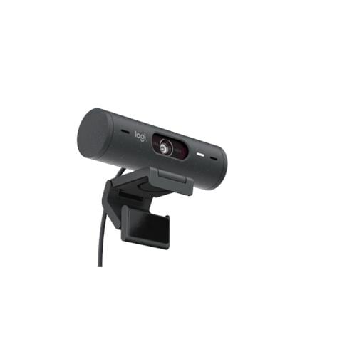 Webcam Brio 505 Full HD con Correzione Automatica Dell’illuminazione 2 Microfoni con Riduzione Rumore, Msft Teams, Google Meet, Zoom Colore Nero - Foto 2