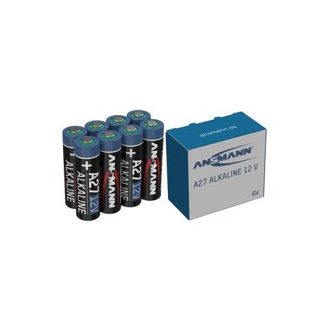 Ans 1520-0016 - Alkaline Batterie A27 8er-pack (1520-0016) - Foto 1