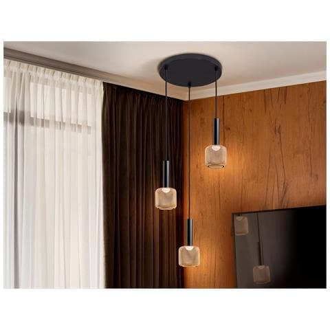 Lampada Sincro 3l, Nero /oro - Foto 2