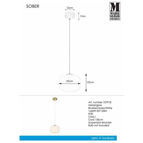Sospensione Di Vetro E Metallo - Foto 3