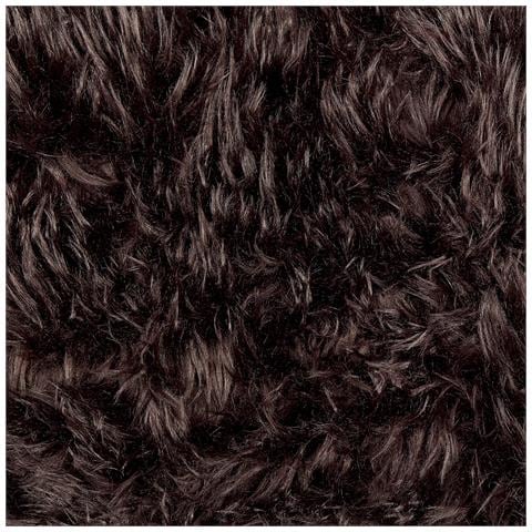 Coperta Pelliccia Sintetica Marrone 150 X 200 Cm Delice - Foto 6