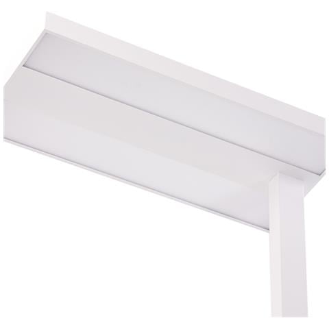 Lampada Da Terra Led Metallo Bianco 197 Cm Taurus - Foto 7