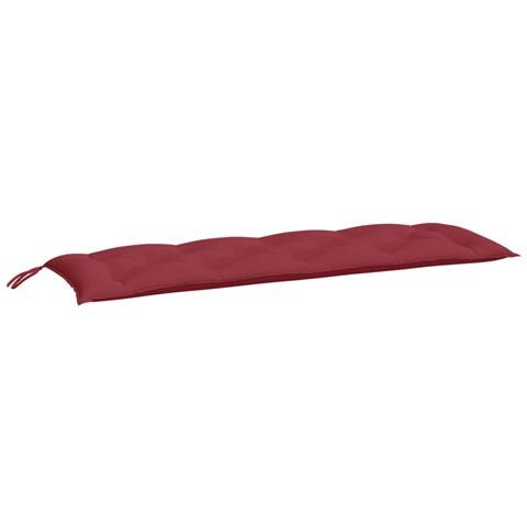 Cuscino Per Panca Rosso Vino 150x50x7 Cm In Tessuto Oxford - Foto 2