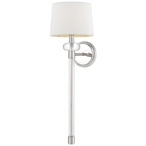 Applique Contemporanea Barbour Acciaio Nichel Lucido 1 Luce E14 - Foto 1