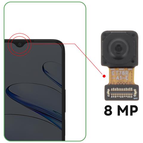 Fotocamera Frontale Per Honor 70 Lite E X6 Sensore Selfie 8mp - Foto 2