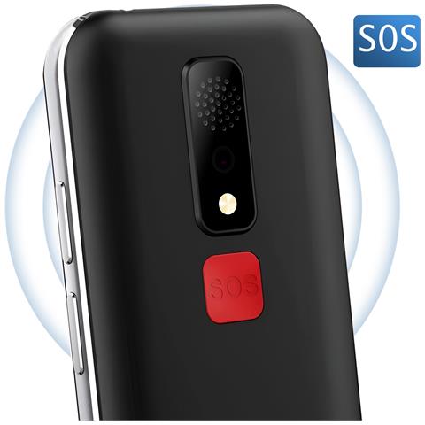 Telefono Cellulare Senior Cl8600 Compatibile Con Apparecchi Acustici, Nero - Foto 2