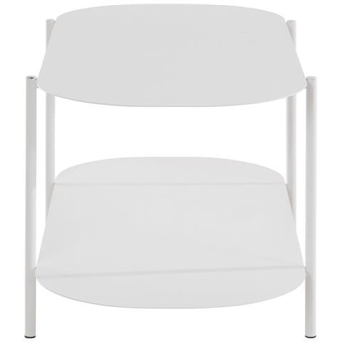 Siliam Tavolino Con 1 Ripiano In Metallo Bianco - Foto 3