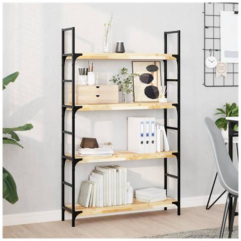 Ripiano A Parete 80x20x4 Cm Legno Massello Acacia Non Trattato - Foto 1