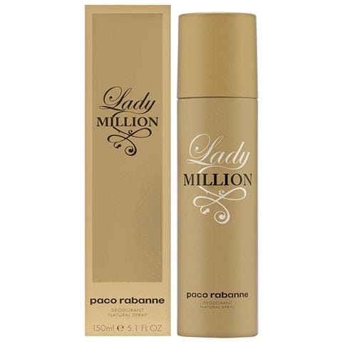 , Lady Million, Floreale, Spray Deodorante, Per Le Donne, 150 Ml - Foto 1