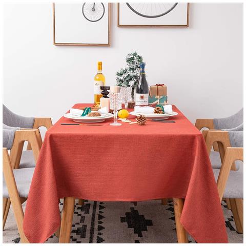 Tovaglia Elegante Bazioe In Rosso, Perfetta Per Ogni Occasione E Stile - Foto 6