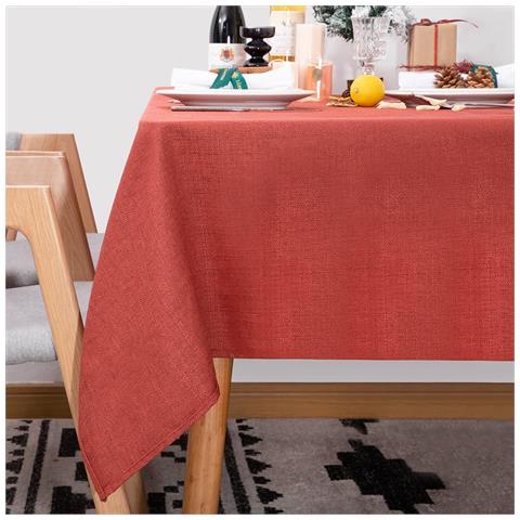 Tovaglia Elegante Bazioe In Rosso, Perfetta Per Ogni Occasione E Stile - Foto 1
