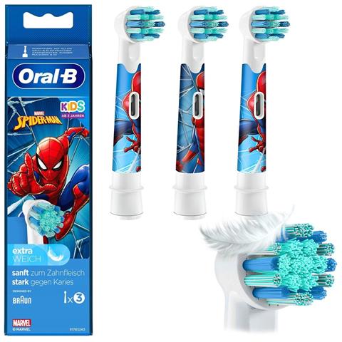 Oral-b Spiderman 3-pack Koã…æ’cãƒâ€œwki Do Szczoteczki Elektrycznej - Foto 1