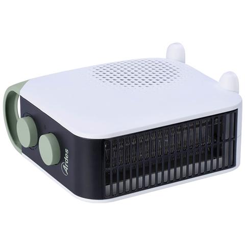 Termoventilatore AR4F15 Elettrico Vertigo 2 Livelli Potenza 2000W Colore Nero Bianco - Foto 2