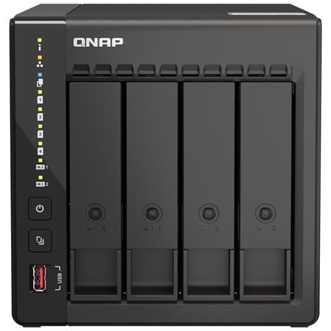 Qvp-41c Server Nas E Di Archiviazione Tower Intelâ® Celeronâ® J6412 8 Gb Ddr4 Nero (qvp-41c 8-ch 4 Bay - Celeron 4-core / 4-thread 8gb) - Foto 1