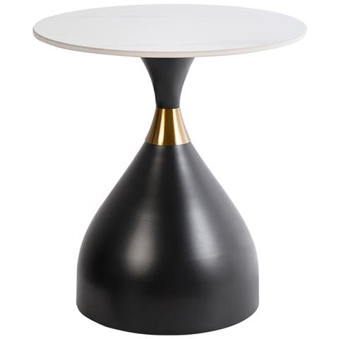 Tavolino Ituna Ceramica Nero /bianco - Foto 2