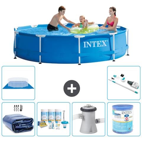 Piscina Fuori Terra - In Giro - 305x76 Cm - Blu - Include Accessori Coordinati A1519 - Foto 1