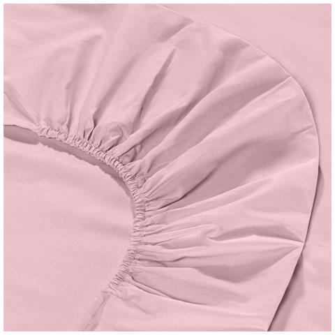 Completo Lenzuola In Cotone Colore Rosa Misura Singolo - Foto 2