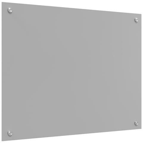 Schienale Cucina Grigio Chiaro 80x50x0,6 cm in Vetro Temperato - Foto 1