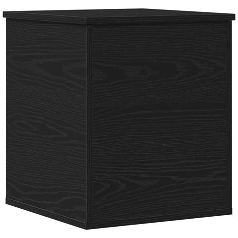 Scatola di Stoccaggio  in Rovere Nero 40x42x46 cm in Legno Ingegnerizzato - Foto 1