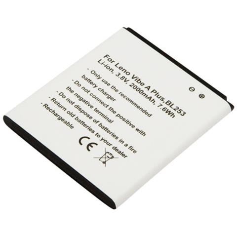 Batteria Per Lenovo A2580 / A2860 / Vibe A Più Li-ion 3.8v 2000mah 7.6 Wh - Foto 1