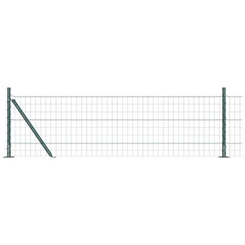 Euro Fence con 7 Pali Flangiati 0.4x10 m in Acciaio Galvanizzato - Foto 1