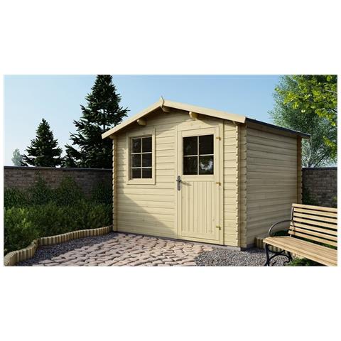 Casetta Da Giardino In Legno - 7.5m2 - 3x2.5m - 28mm - Colore: Naturale - Foto 1