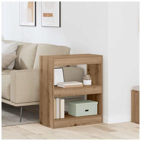 Armadio per Libri rovere artigianale 60 x 30 x 72 cm - Foto 2