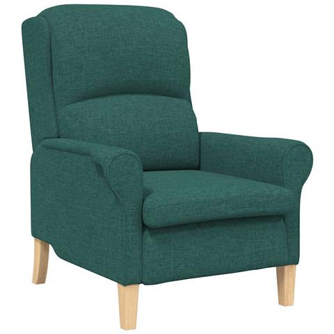 poltrona Verde scuro 76 x 94 x 102 cm Tessuto - Foto 1