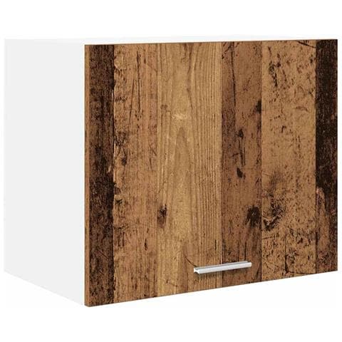 Armadio pensile Riga Legno Antico e Bianco 50 x 31 x 40 cm - Foto 1