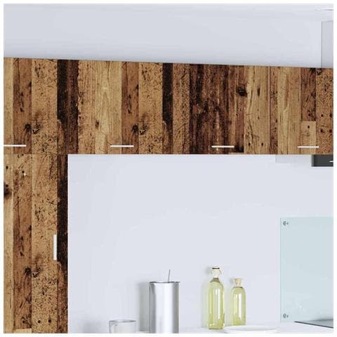 Armadio pensile Riga Legno Antico e Bianco 50 x 31 x 40 cm - Foto 2