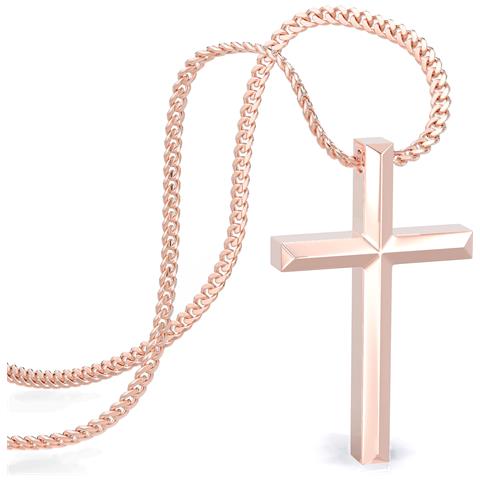 Collana Da Donna Premium [leggera] | Acciaio Inossidabile 316l | Colore: Oro Rosa - Foto 1