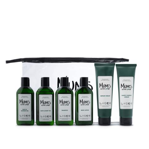 Starter Kit Set :, Hydrating, Body Lotion, 100 Ml +, Hair Shampoo, For Cleansing, 100 Ml +, Shower Gel, For All Skin Types, 100 Ml +, Cleansing, Bath Oil, 100 Ml + Happy Cheeks, Rep - Foto 1