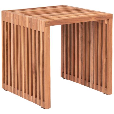 Tavolino Pego In Legno Di Teak Naturale 40x40x40 Cm - Foto 1
