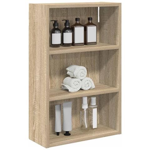 Armadio da bagno a muro Rovere Sonoma 40 x 16 x 62,5 cm - Foto 2