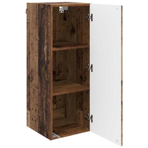 Mobiletto a muro Legno antico 33 x 34,5 x 90 cm - Foto 2