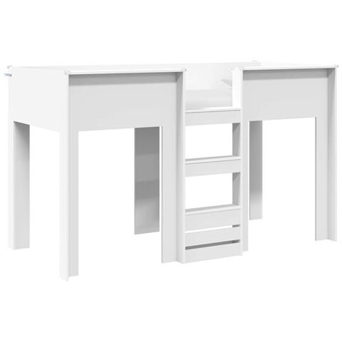Letto a Castello per Bambini Bianco 75 x 190 cm - Foto 1