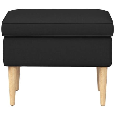 Poggiapiedi Nero 55 x 35 x 41 cm Poliestere - Foto 2