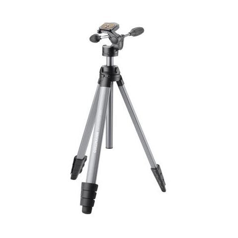 Treppiede con Testa a 3 Movimenti Altezza Max 158.5 cm Argento 55351-EU - Foto 2