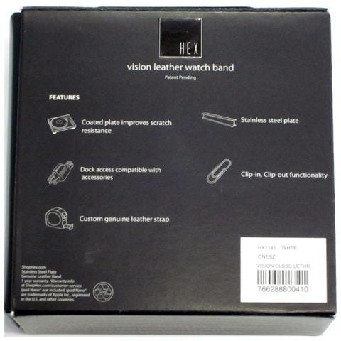 Vision Classic Leather - cinturino in pelle per iPod Nano 6 - White - Foto 4