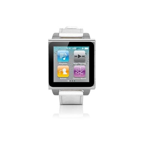 Vision Classic Leather - cinturino in pelle per iPod Nano 6 - White - Foto 1